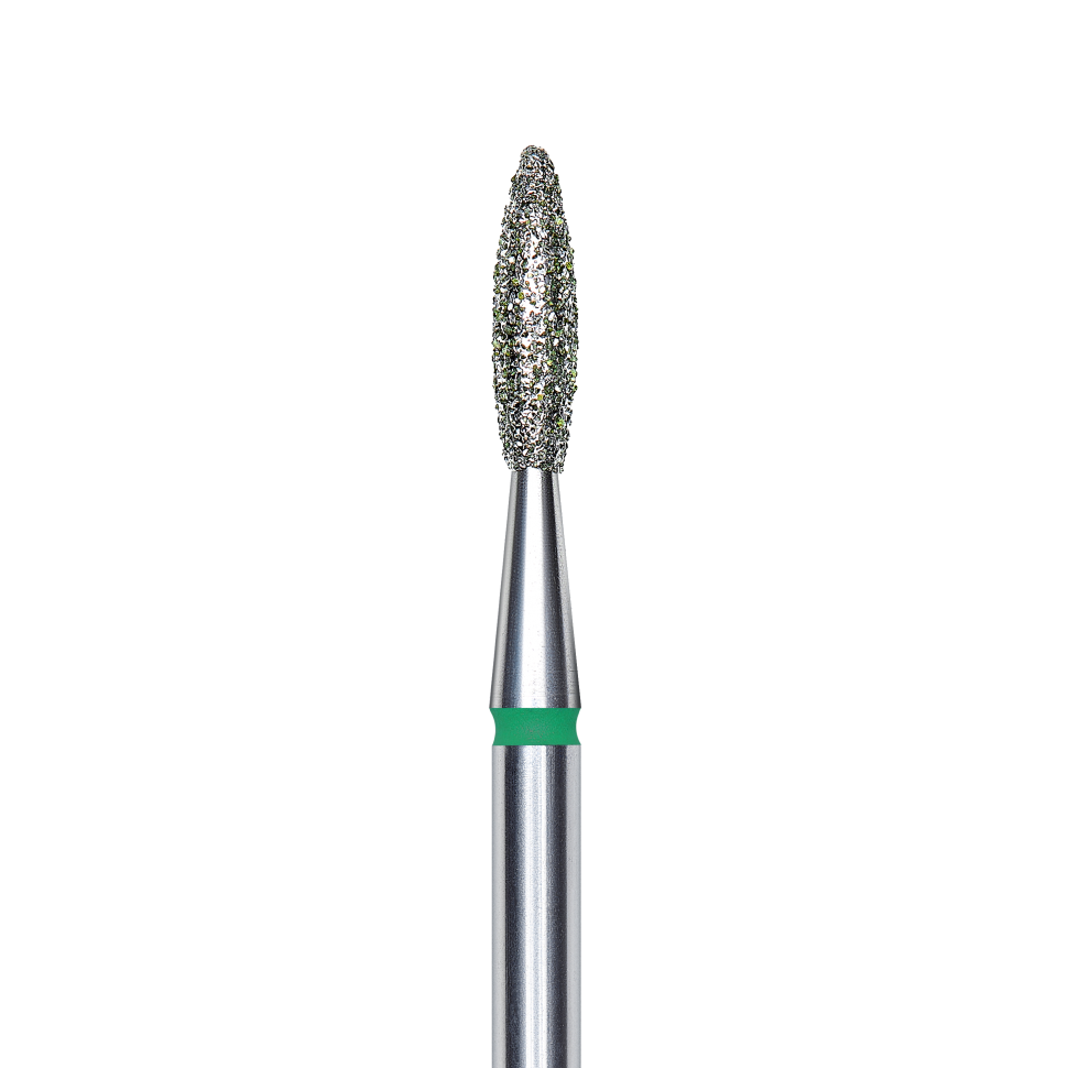 Milling cutter attachment FLAMME diamond bit coarse (green) 2.1mm from STALEKS