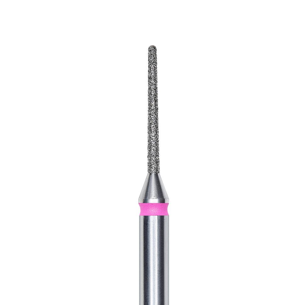 Milling cutter attachment cone blunt tip diamond bit fine (red) in sizes: 1.0mm to 1.8mm from STALEKS