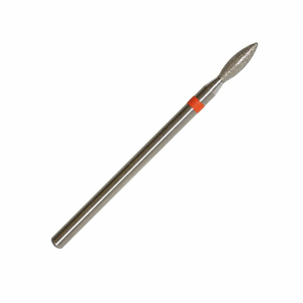 Milling cutter attachment diamond bit flame fine (red) in sizes: 1.0 mm to 2.5 mm from KMIZ