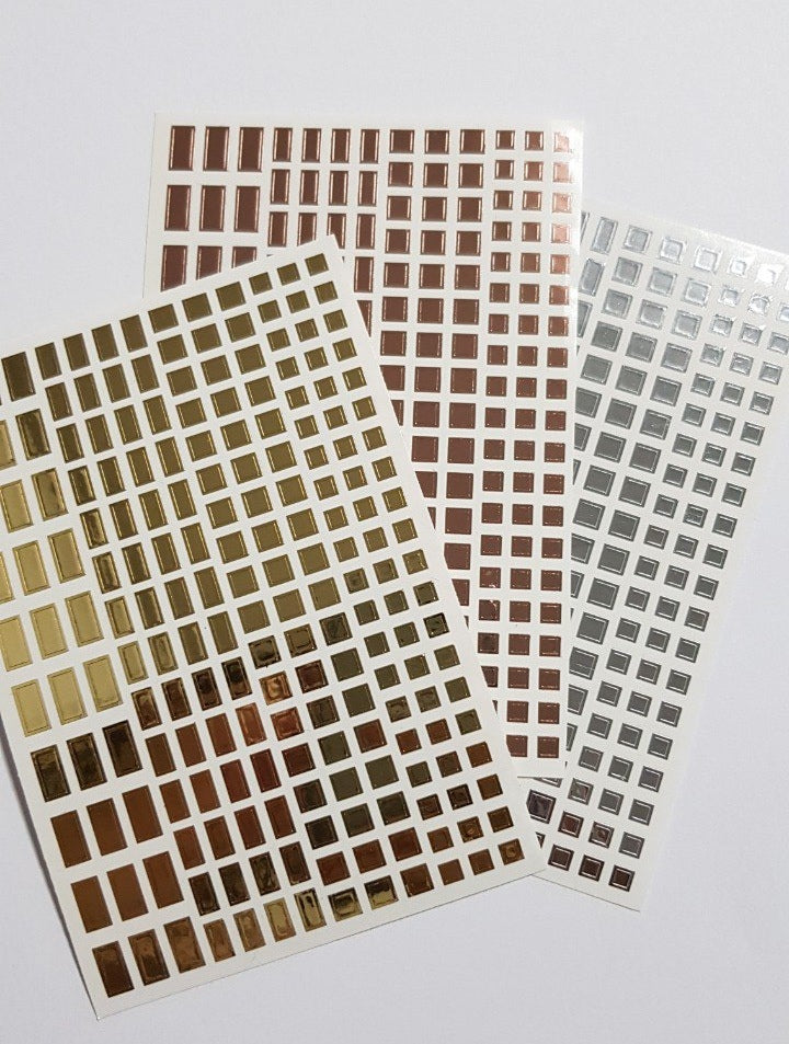 self-adhesive slider stickers (golden shapes) No. 28 from i-Stix