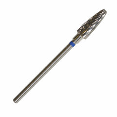Fräseraufsatz Hartmetall Bit mittel (blau) in Größen: 5,0 mm bis 6,0 mm von KMIZ