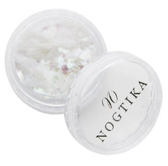 Glitter Flocken Holographie weiß G50