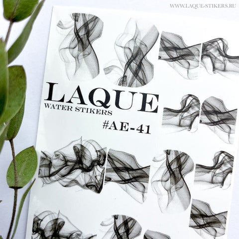 Дизайн наклейки AE41 от LAQUE (водорастворимые наклейки)