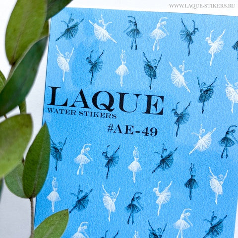 Дизайн стикера AE49 от LAQUE (водорастворимые наклейки)