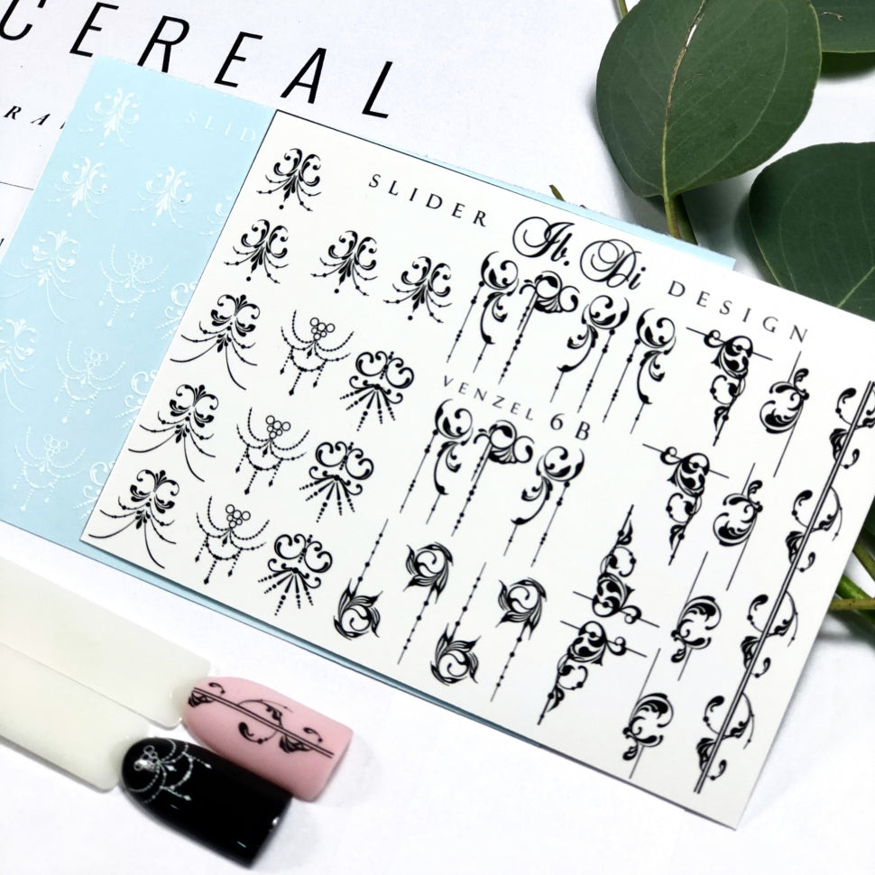 Sticker VENZEL 6 nero IBDI Nails