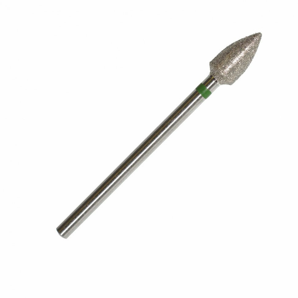 Milling cutter attachment diamond bit flame coarse (green) in size: 5.0mm from KMIZ
