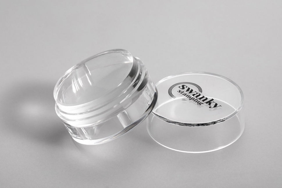 Silicone ink pad from Swanky mini-round