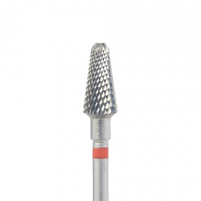 Fräseraufsatz Hartmetall Bit fein (rot) Größe: 5,0 mm von KMIZ