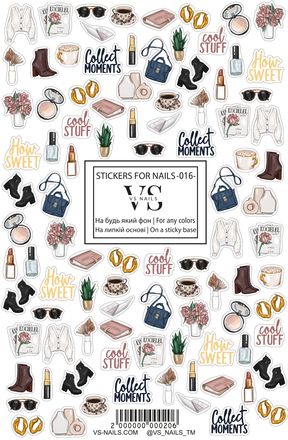 Sticker (самоклеящийся) Love № 029 от VS