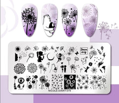 Stamping Plate Template ND079