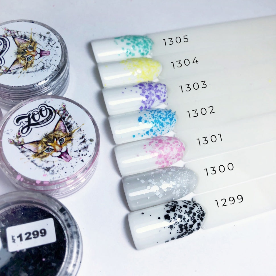 Confetti Folie Crush di ZOO Nail