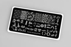 Stamping Platte Schablone  Nr. 082 von Swanky