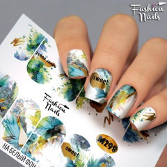 Design del sticker metallico M298 (adesivi idrosolubili)