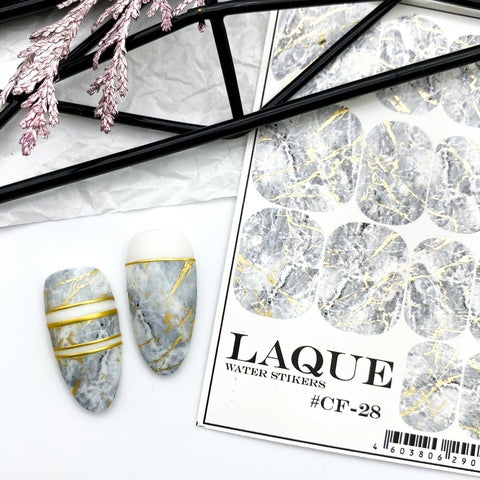Slider with foil CF-28 (water-soluble stickers) from Laque