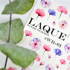 Sticker Design WB01 (Wasserlösliche Aufkleber) von Laque