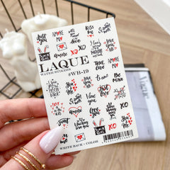Sticker Design WB19 (Sticker ad acqua) di Laque