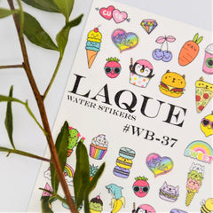 Дизайн наклейки WB37 (водорастворимые наклейки) от Laque