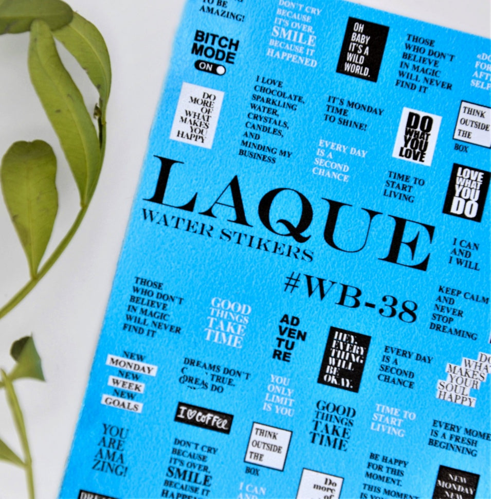 Design adesivo WB38 (adesivi idrosolubili) di Laque