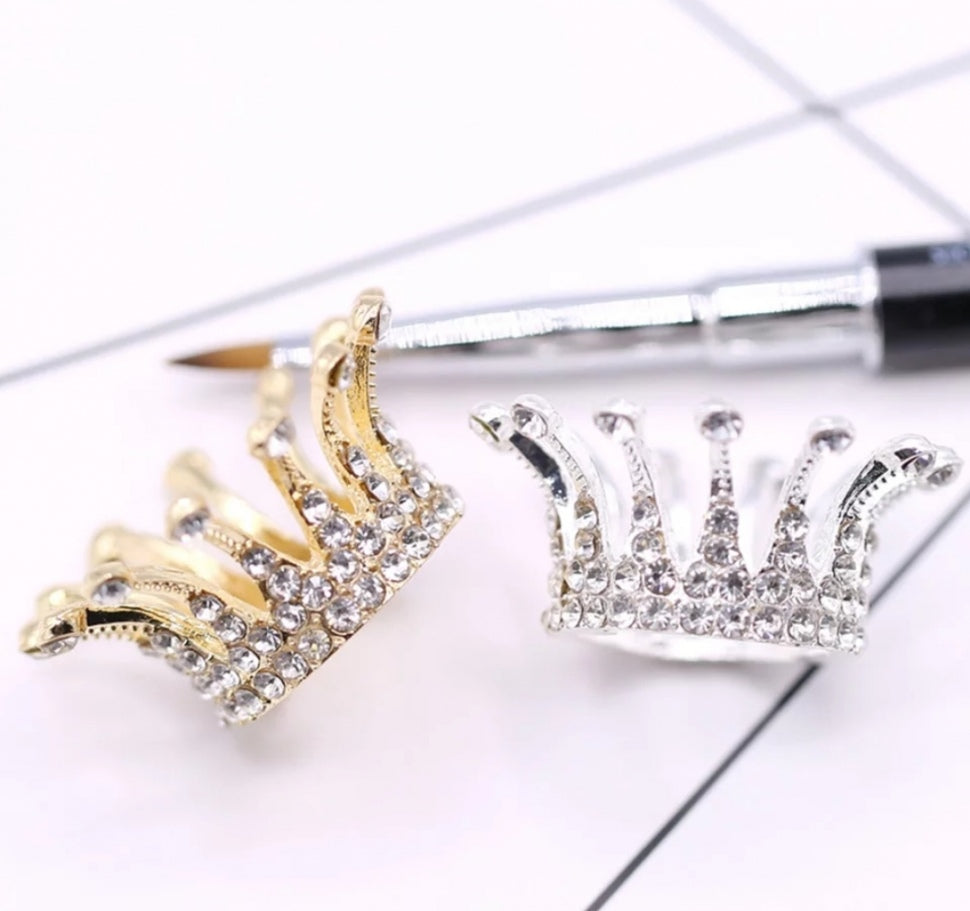 Supporto per pennelli corona oro o argento