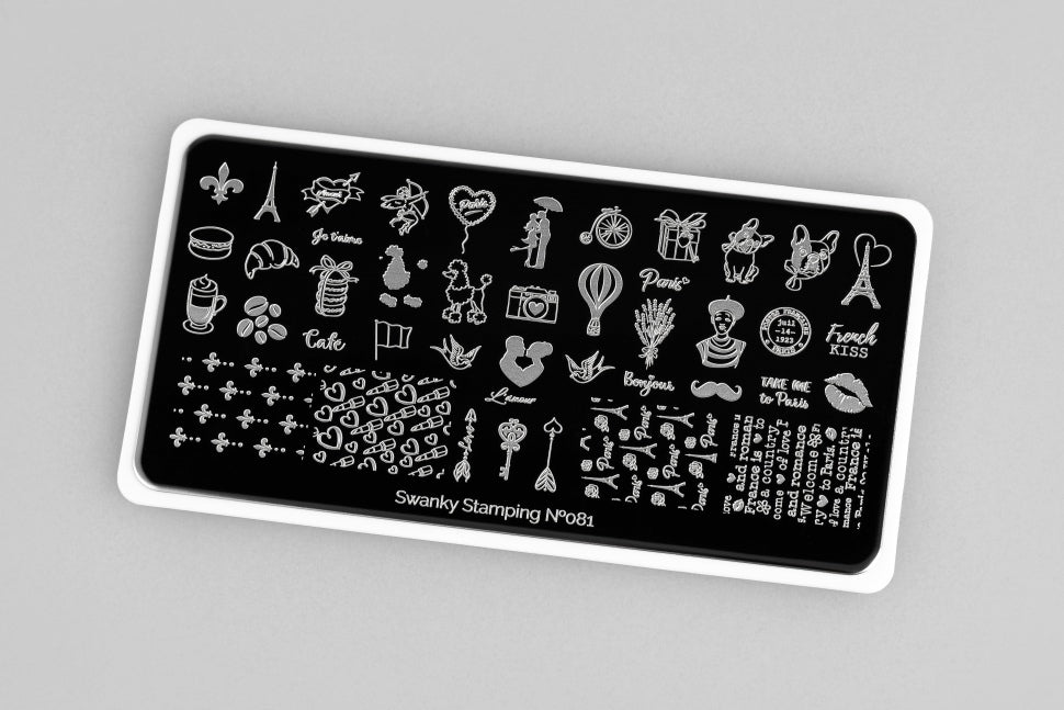 Stamping Plate Stencil Nr. 081 di Swanky