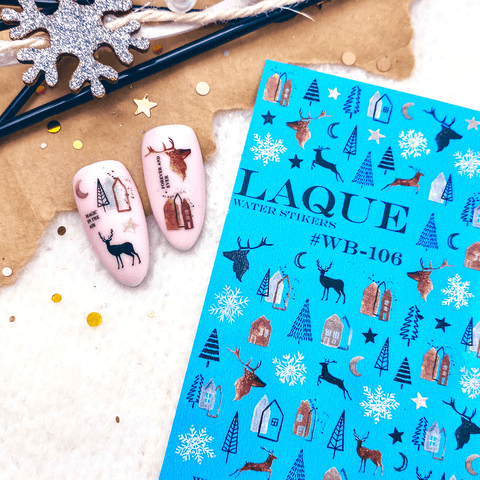 Design del sticker WB106 Inverno (Adesivi Acquosi) di Laque