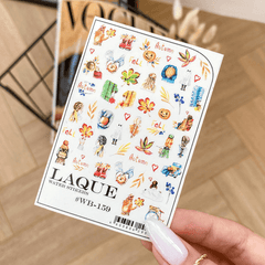 Sticker Design WB159 (Wasserlösliche Aufkleber) von Laque
