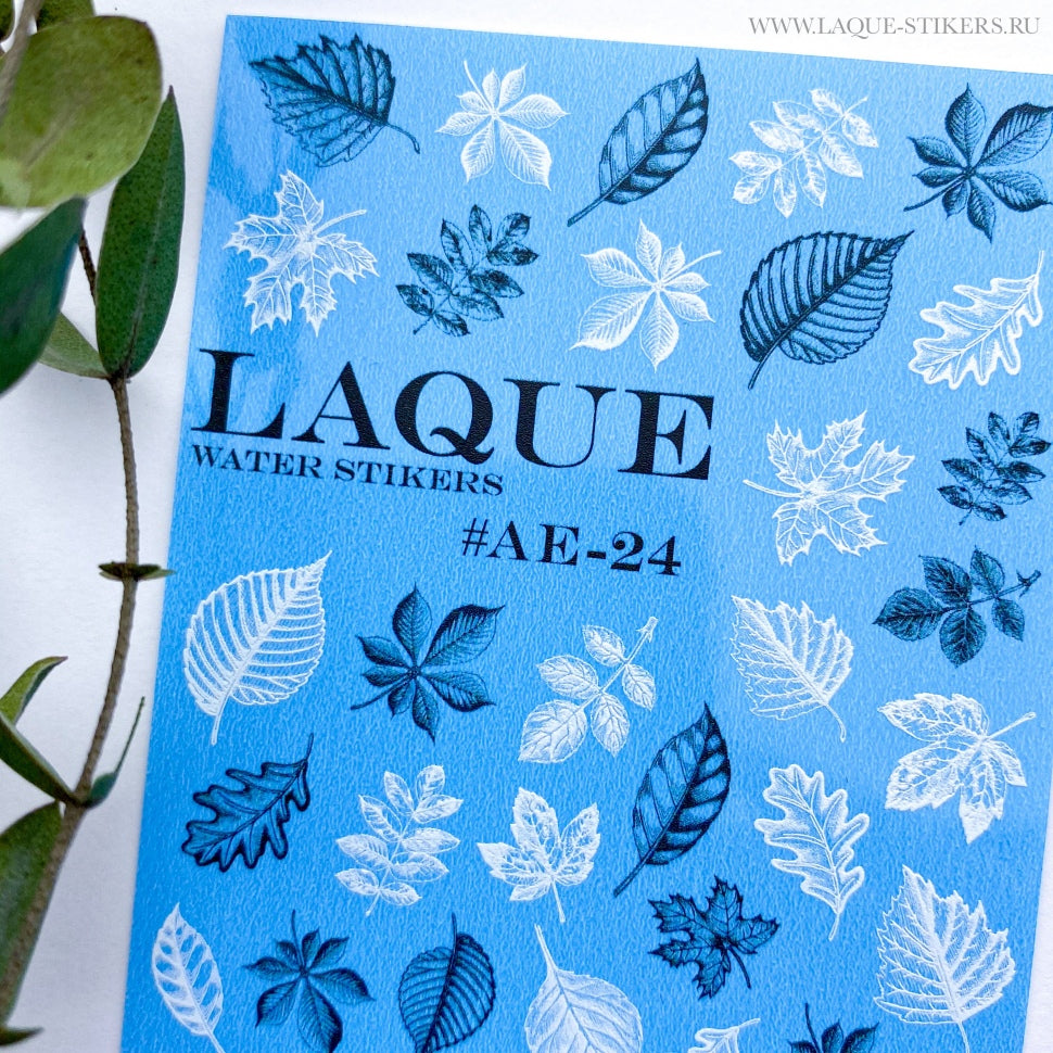 Sticker Design AE24 di LAQUE (Adesivi idrosolubili)