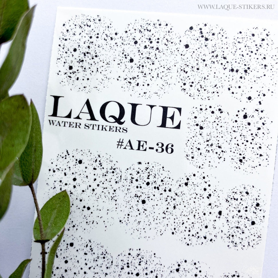Sticker Design AE36 von LAQUE (Wasserlösliche Aufkleber)