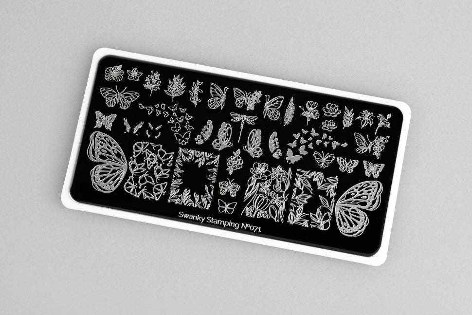 Stamping Plate Stencil Nr. 071 di Swanky