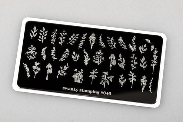 Stamping Plate Template Nr. 040 di Swanky