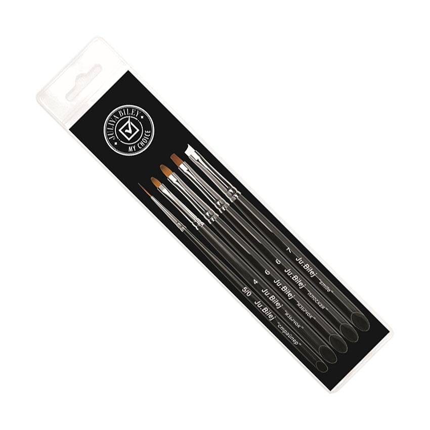 Set di pennelli per design unghie "Gel Designer" Ju. Bilej JB_Set8