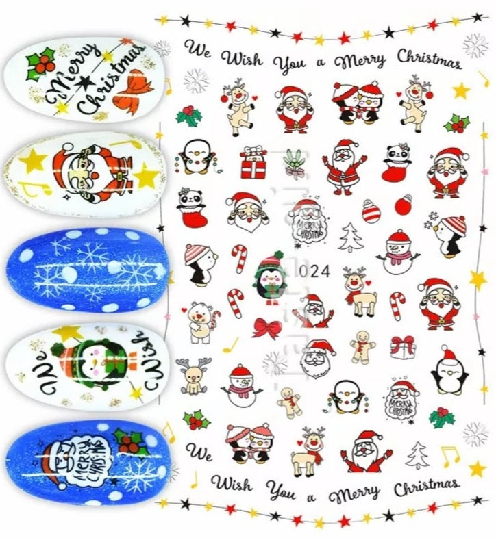 Sticker самоклеящийся MC024 С Рождеством