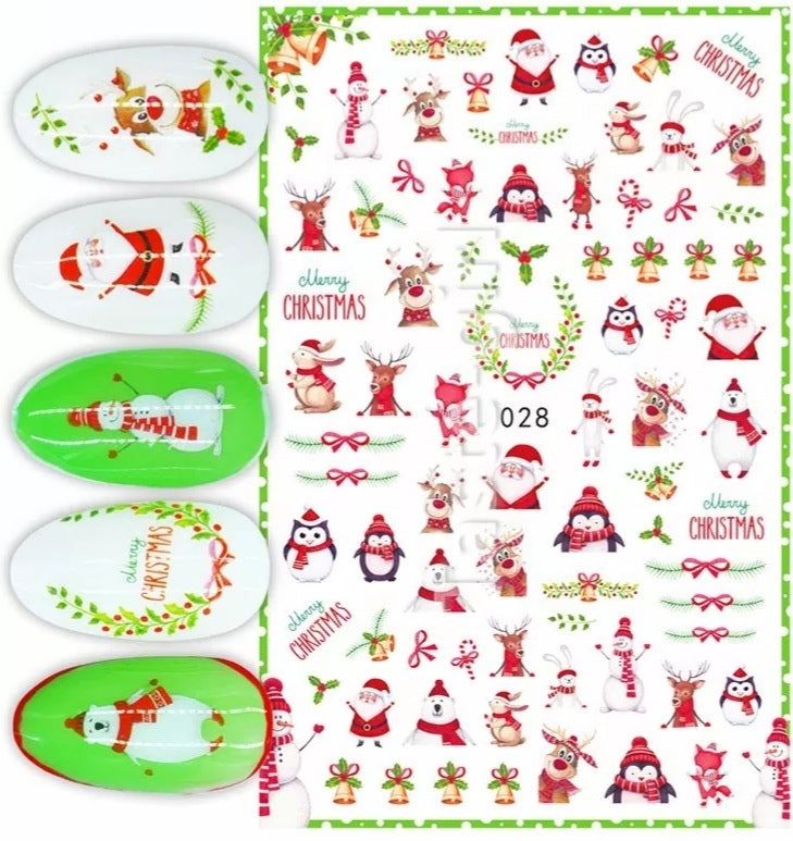 Sticker autoadesivo MC028 Buon Natale