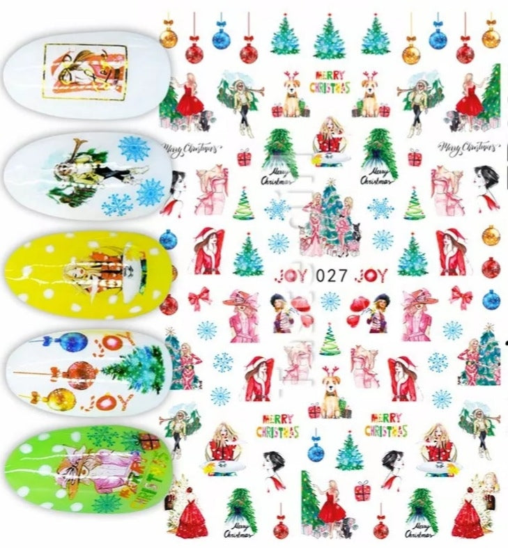 Sticker autoadesivo MC027 Buon Natale