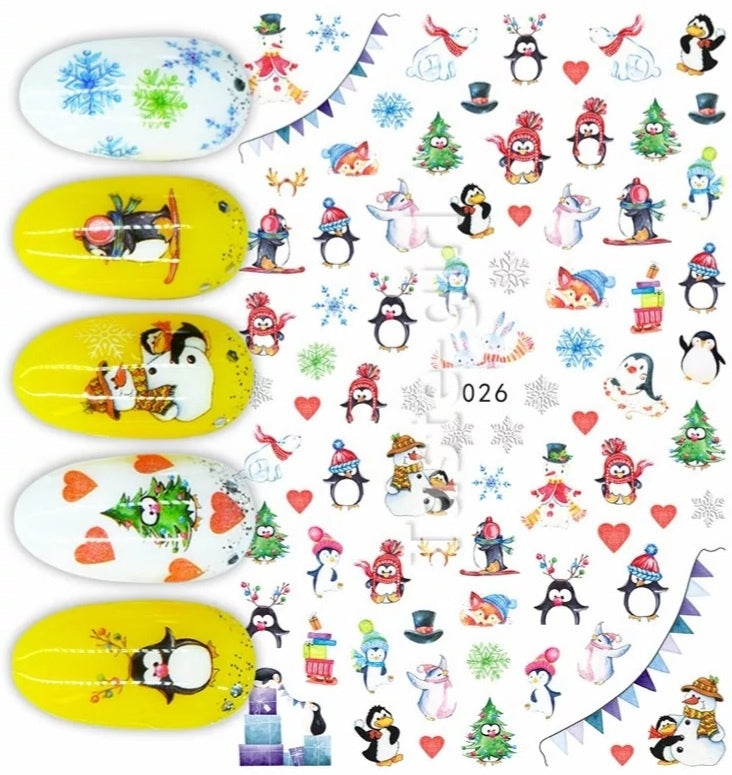 Sticker autoadesivo MC026 Buon Natale