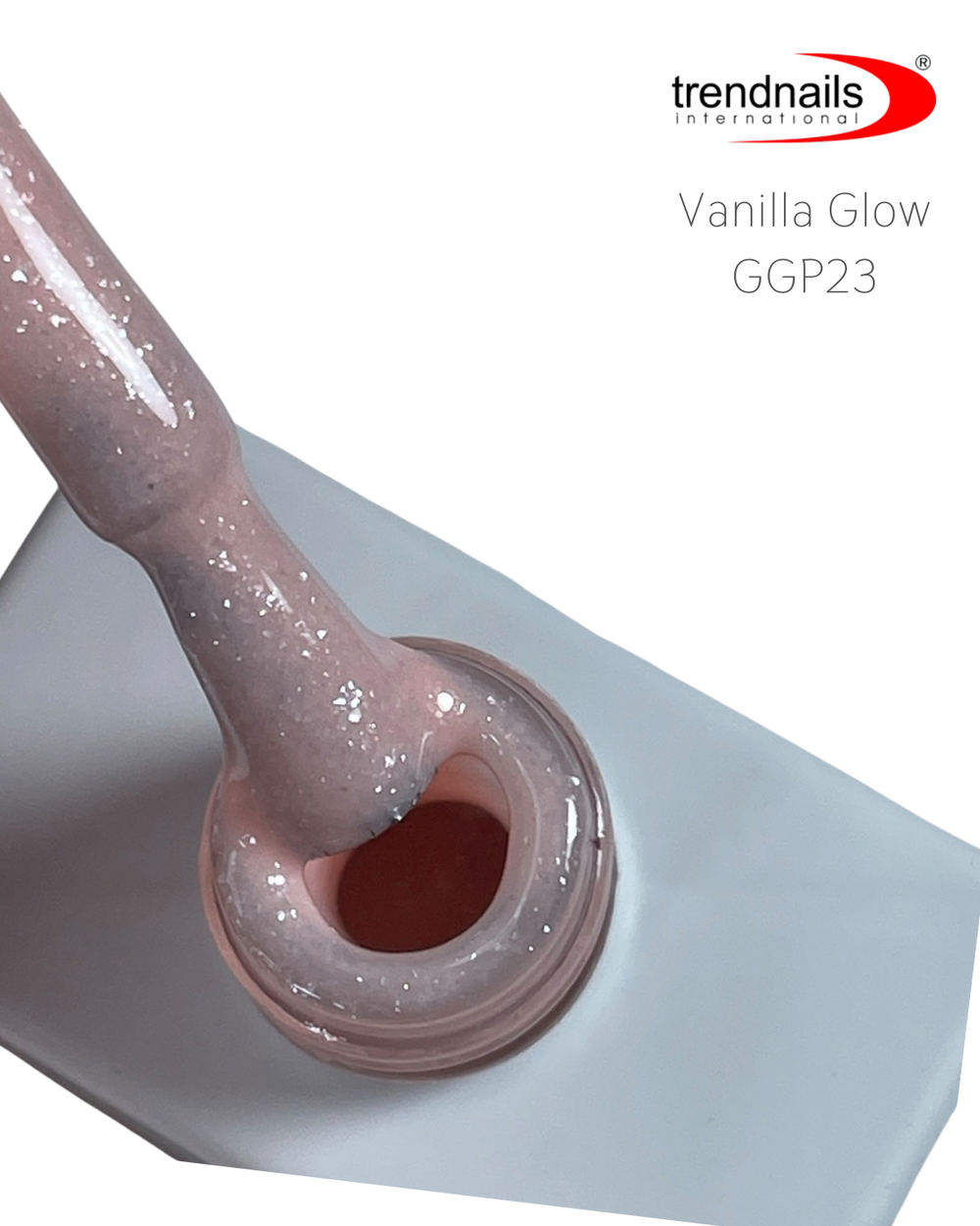 Гель-лак с блестками #23 Vanilla Glow (12 мл), без TPO