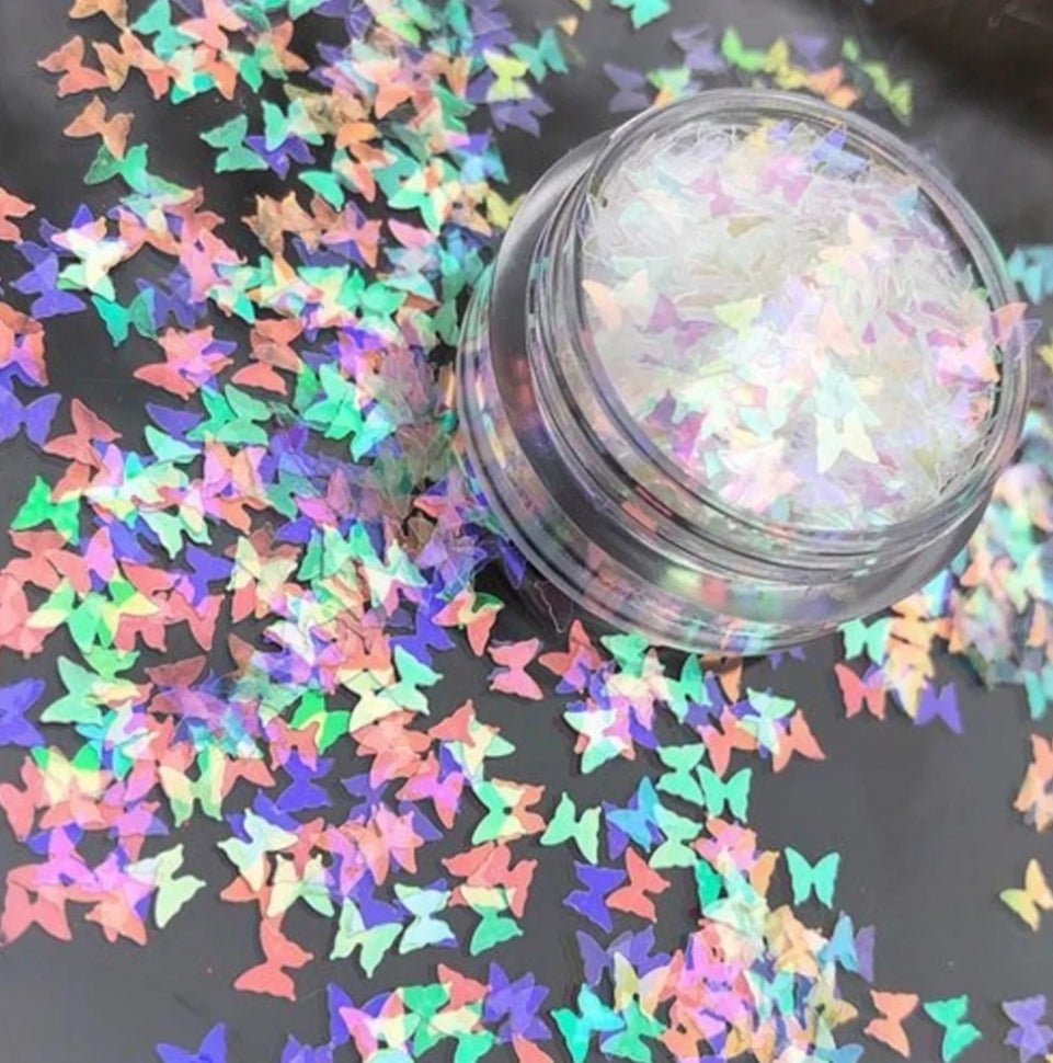 Nailart Pailletten "KAMUFUBI" farfalle di ZOO Nail