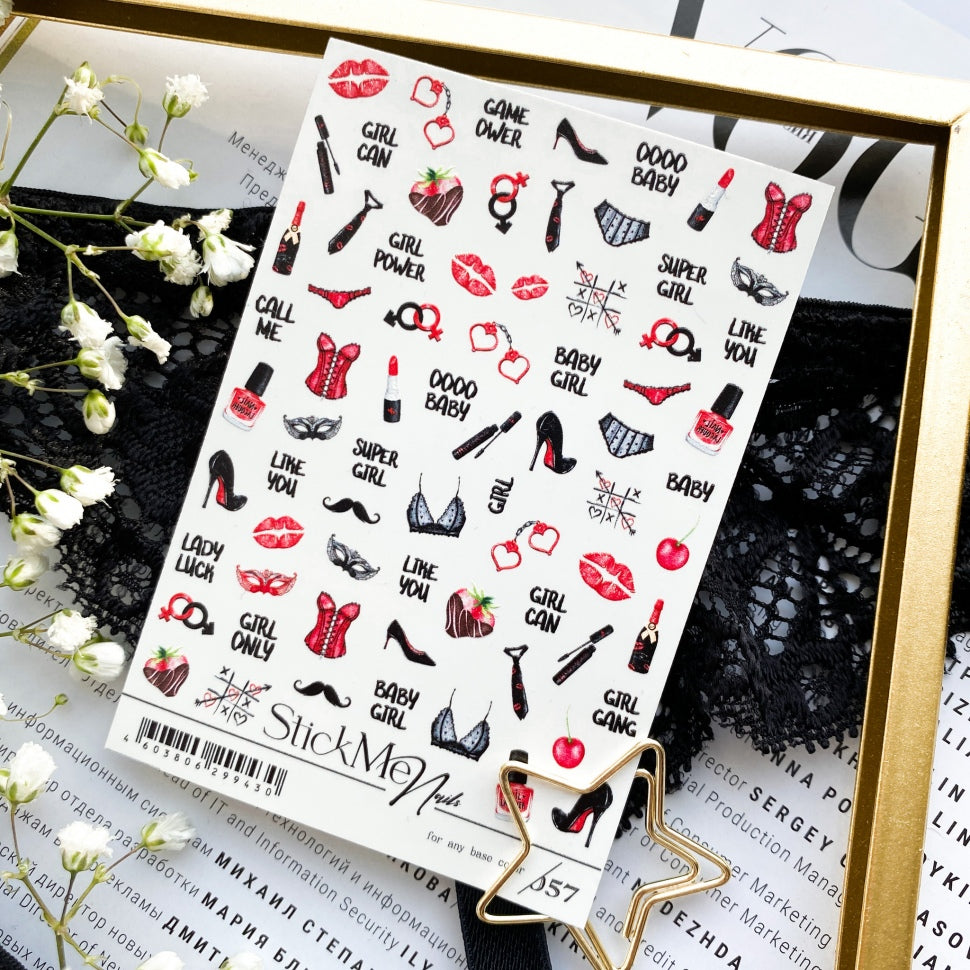 Sticker Design 057 (Water-soluble stickers)