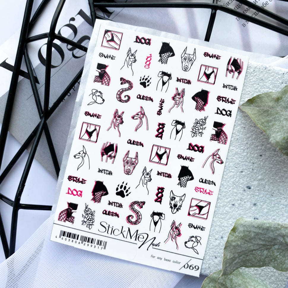 Sticker Design 069 (Sticker ad acqua)
