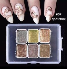 Colori Metallic Aquarell (6 colori)