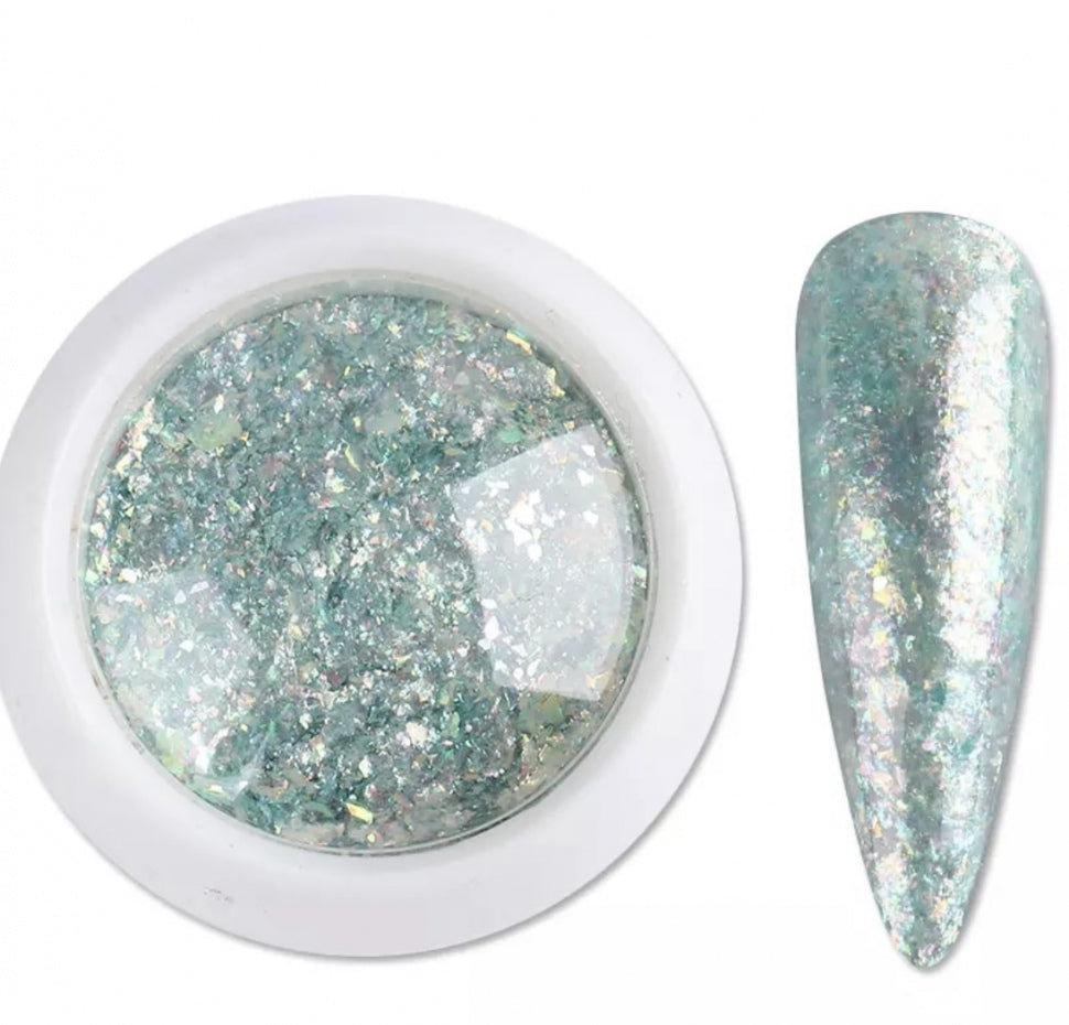 Glitter Fiocchi opale Blu-Turchese