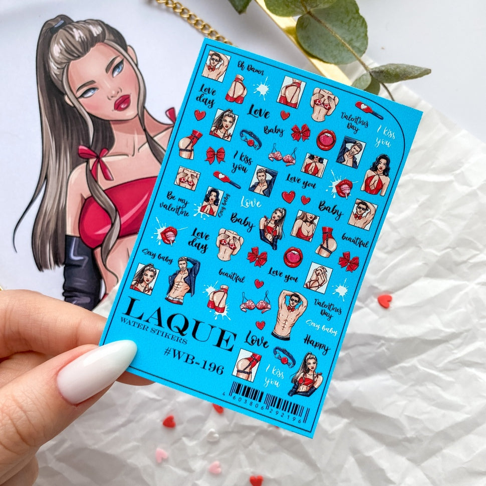 Sticker Design WB196 (водорастворимые наклейки) от Laque