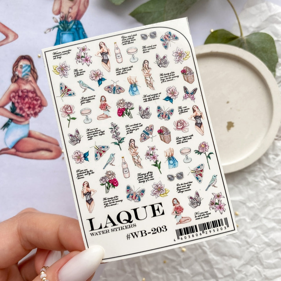 Sticker Design WB203 (adesivi a base d'acqua) di Laque