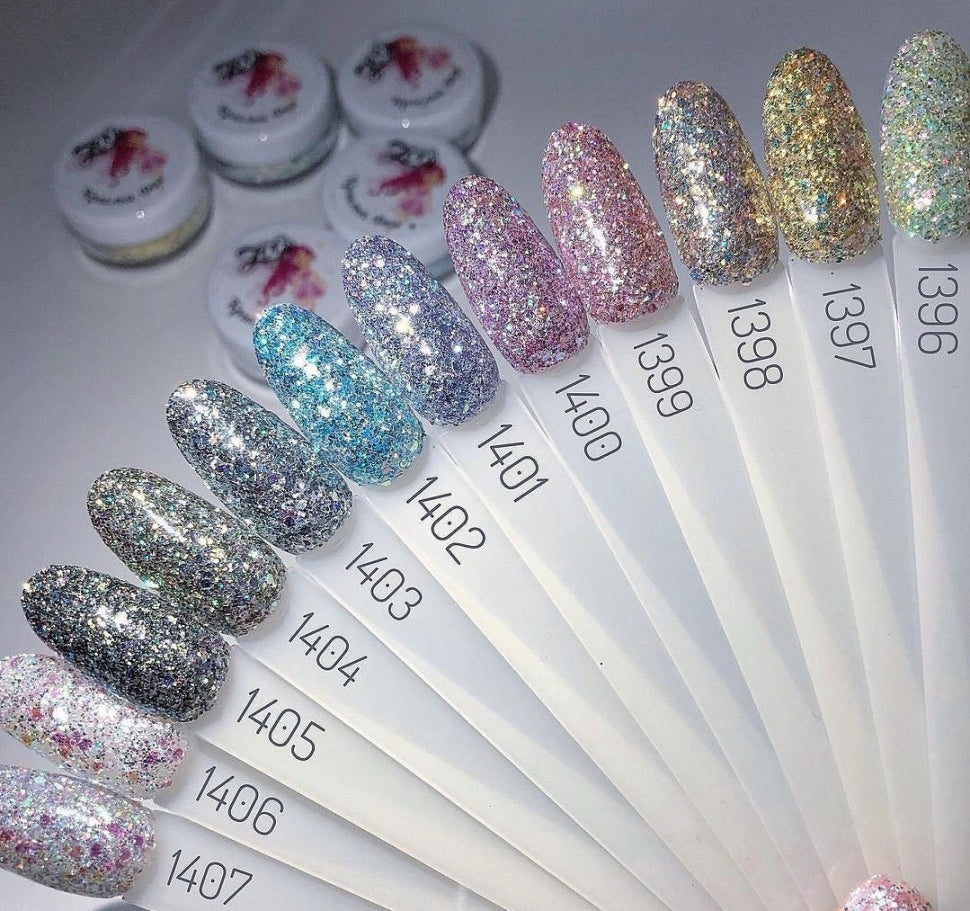 Конфетти фольга глиттермикс от ZOO Nail