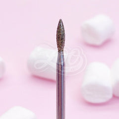 Fräseraufsatz Diamant Flamme mittel (blau) in Größen: 2,0 mm bis 2,55 mm von Zoo