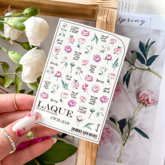 Sticker Design WB210 (Adesivi solvente-solubili) di Laque