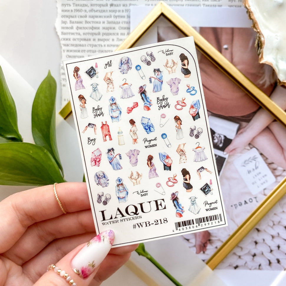Sticker Design WB218 (Sticker ad acqua) di Laque Babybauch