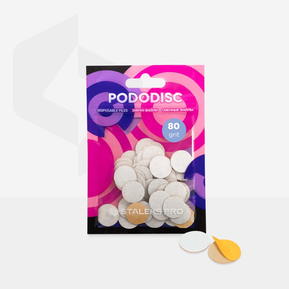 White replacement sandpaper for Podo Disc S PDF-15W grain 80-320 (50 pcs.) STALEKS PRO