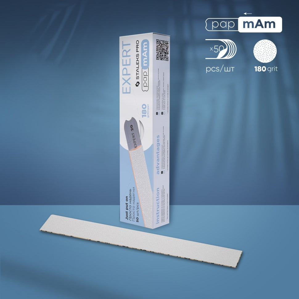 Finiture in carta usa e getta per limatura dritta DFCE-22W STALEKS PRO EXPERT 50 pz.