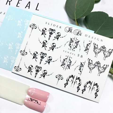 Sticker VENZEL 5 bianco IBDI Nails